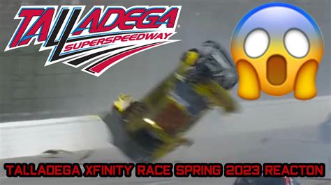 Nsr Talladega Xfinity Race Spring Reaction Youtube