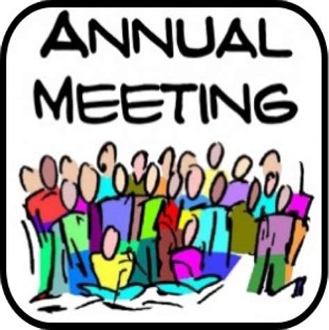 Agm Annual General Meeting Calendar Reminder Vector Stock Clip Art