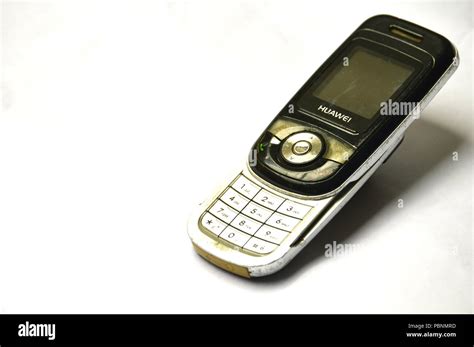 Old Huawei Mobile Device Older Mobile Phone Stock Photo Alamy