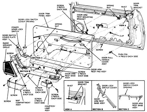 Remove Door Panel 1995 Ford Thunderbird