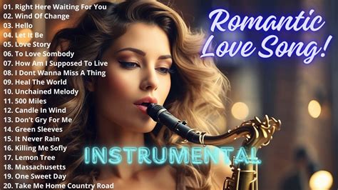 INSTRUMENTAL SAXAPHONE ROMANTIC LOVE SONG LAGU BARAT YouTube