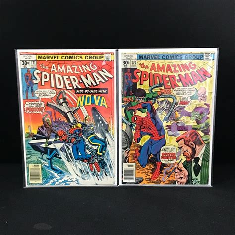 lot   spiderman comics marvel comics
