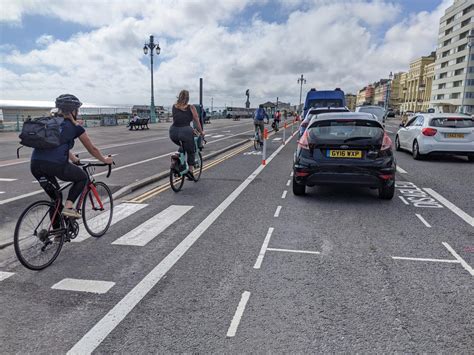 Brighton rethink over cycle lane after bus journey times go