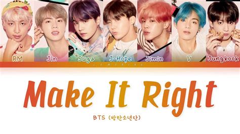 Bts Make It Right Feat Lauv Youtube