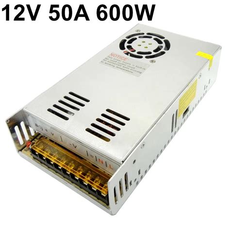 Buy 12v 50a 600w Switching Power Supply 110v 220v Ac To Dc12v Surveillance