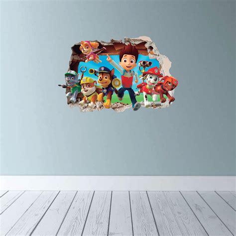 Paw Patrol Wall Decal Vinyl Sticker - Krafmatics