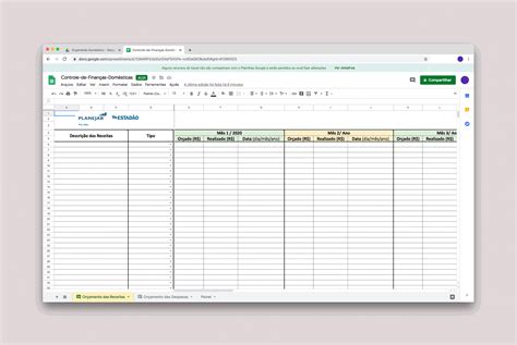 Aprender Sobre Imagem Modelo Planilha De Gastos Mensais Br