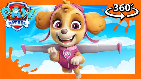 🎀fly With Skye 🐾 Paw Patrol 360° Vr Youtube