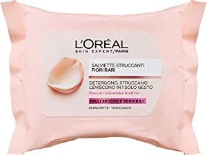 L Oréal Paris Salviette Struccanti Fiori Rari Strucca E Idrata La