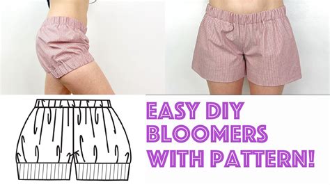 Diy Bloomers Sewing Tutorial With Pattern Sew Anastasia Youtube