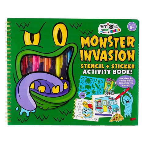 Smiggle Monster Activity Book Shopee Malaysia