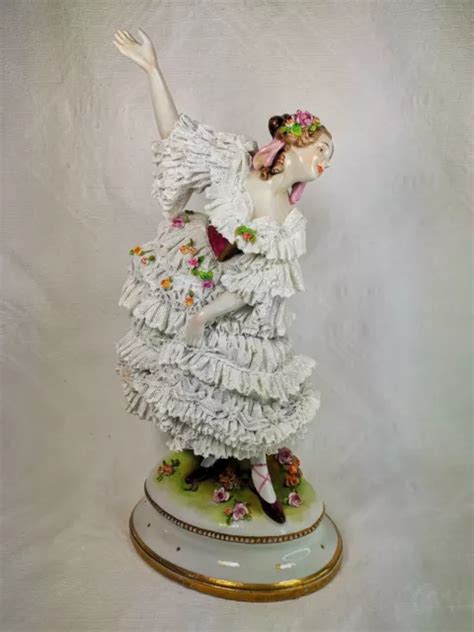 DRESDEN LACE VOLKSTEDT Ballerina Figurine 2 850 00 PicClick UK