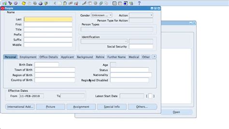 Oracle Apps R Training Hrms Create New Employee In Oracle Apps