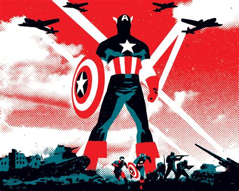 Schoonover Illustrates Captain America Comic Minneapolis College Of Art And Design