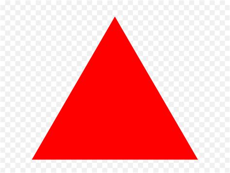 Red Triangle Icon Red Triangle Png Triangle Transparent Background