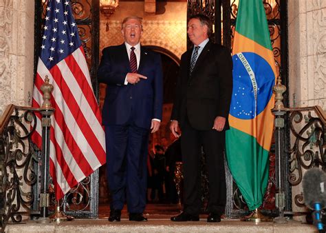 Veja Imagens Do Encontro De Bolsonaro Trump Em Miami