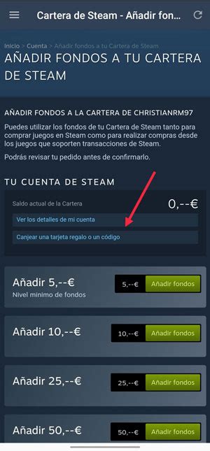 ¿tienes La App De Steam Así Se Canjean Los Códigos En Ella