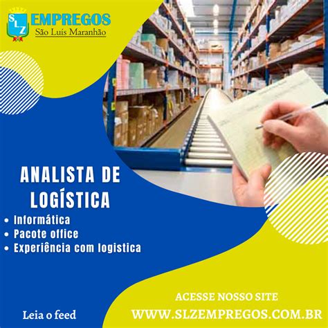 Analista De LogÍstica Slz Empregos