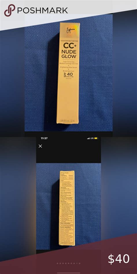 IT COSMETICS CC Nude Glow Color Correcting Medium Coverage Skin Tint Color Correction Tints