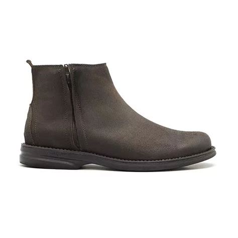 Bota Em Couro Marrom Escuro PRIVALIA O outlet online de moda Nº1