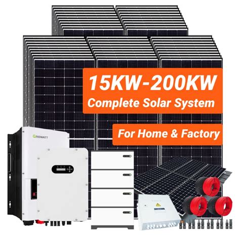 Sistema Solare Completo Da Kw A Kw Off Grid Solare Con Batteria