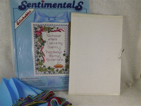 Vintage Dimension S Sentimentals Counted X Stitch Kit Etsy