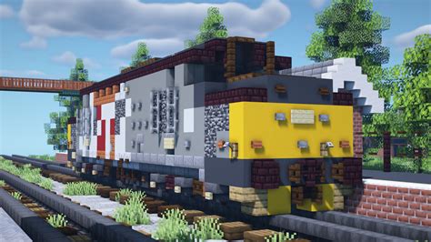 British Rail Class 37 Locomotive I Just Built In Minecraft R Trains