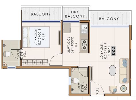 Matrix Emerald Ulwe Sector 16 1 RK 1 2 BHK Flats