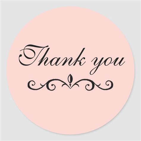 Thank you stickers | Zazzle | Thank you stickers, Thanks for birthday ...