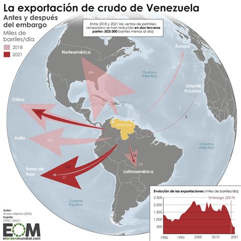 El mapa del petróleo y el gas en Venezuela - Mapas de El Orden Mundial ...