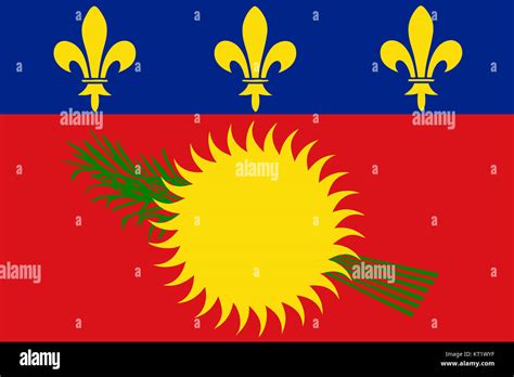 Guadeloupe flag hi-res stock photography and images - Alamy