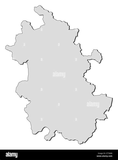 Map of Anhui, a province of China Stock Photo - Alamy