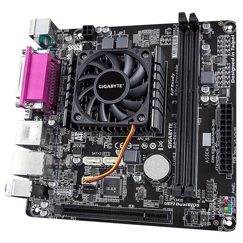 Processador E Placa Mae - PLACA MÃE + PROCESSADOR AMD GA-E6010N DDR3 - GIGABYTE - Glacon Informática