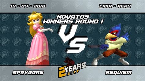 Years Of Bad Di Spryggan Peach Vs Requiem Falco Ssbm Novatos