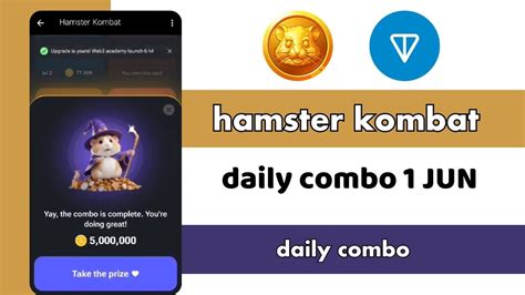 Hamster Kombat Daily Combo Jun Hamster Kombat Million Coin