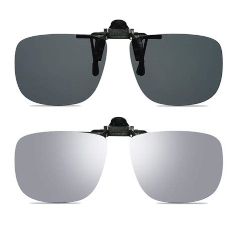 Buy Wangly Polarized Unisex Clip On Flip Up Sunglasses Over