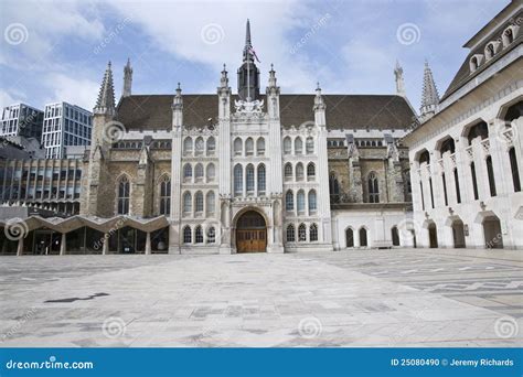 Historic London Guildhall Stock Photo Image Of Offices 25080490