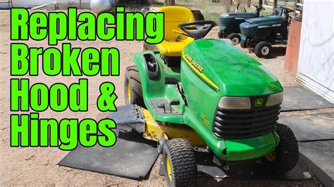 Getting The Mower Ready For The Season John Deere Lt160 Plastic Replacement Youtube