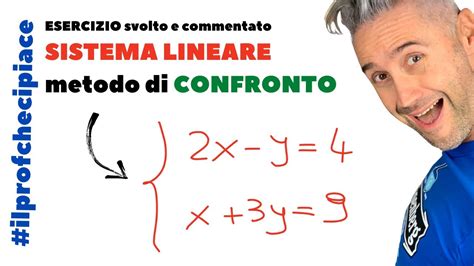 Sistemi Lineari Metodo Di Confronto La Matematica Che Ci Piace