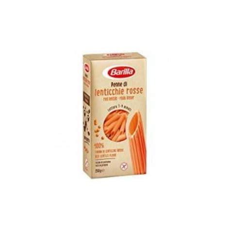 Barilla Fusilli Di Lenticchie Rosse 250 G Pasta Senza Glutine Alpifarma