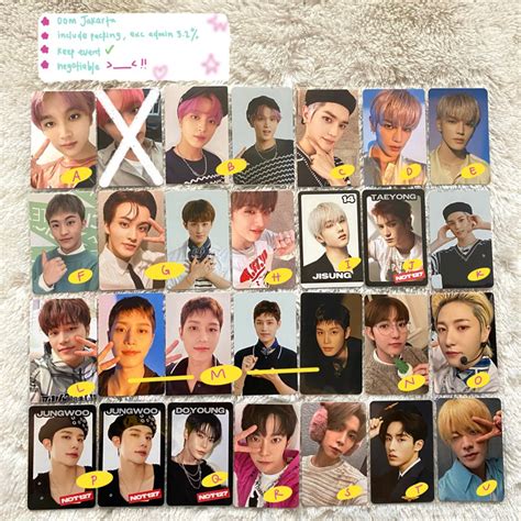 Jual Pc Photocard Nct Dream Official Haechan Mark Jisung Taeyong