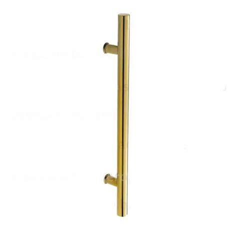 Puxador Porta Pivotante 80cm Inox Dourado Tubo Redondo Parcelamento