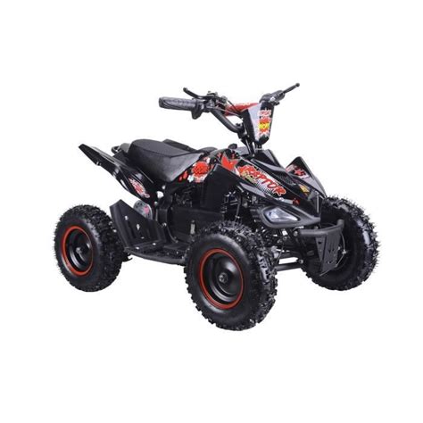 BIKEROAD Quad Electrique Raptor 500W Noir Avec LED Quad Enfant