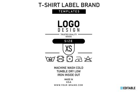 Clothing Label Template Graphic by Spacelabs Studio · Creative Fabrica