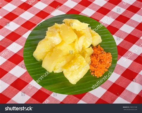 Fresh Homemade Sri Lankan Cassava Manioc Stock Photo 278251538 ...