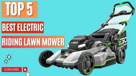 Top 5 Best Electric Riding Lawn Mower Electric Riding Lawn Mower Reviews Youtube