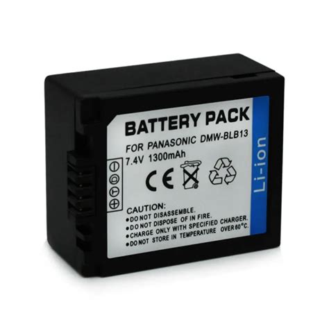 WHCYonline 1300mAh DMW BLB13 DMW BLB13 Camera Battery For Panasonic