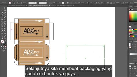 Video Tutorial Adobe Ilustrator Cara Membuat Packaging Youtube