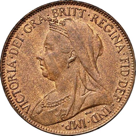 NGC MS 63 BN Victoria 1837 1901 Halfpenny 1895 4 In MS 63 With 3 In