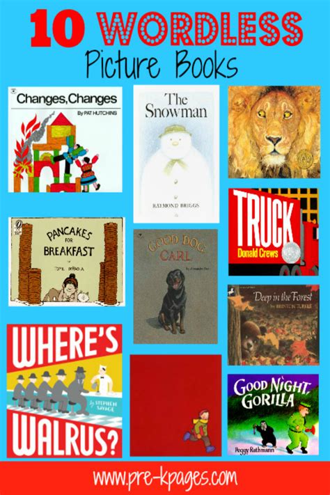 Wordless Picture Books For Preschoolers Pre K Pages Wordless